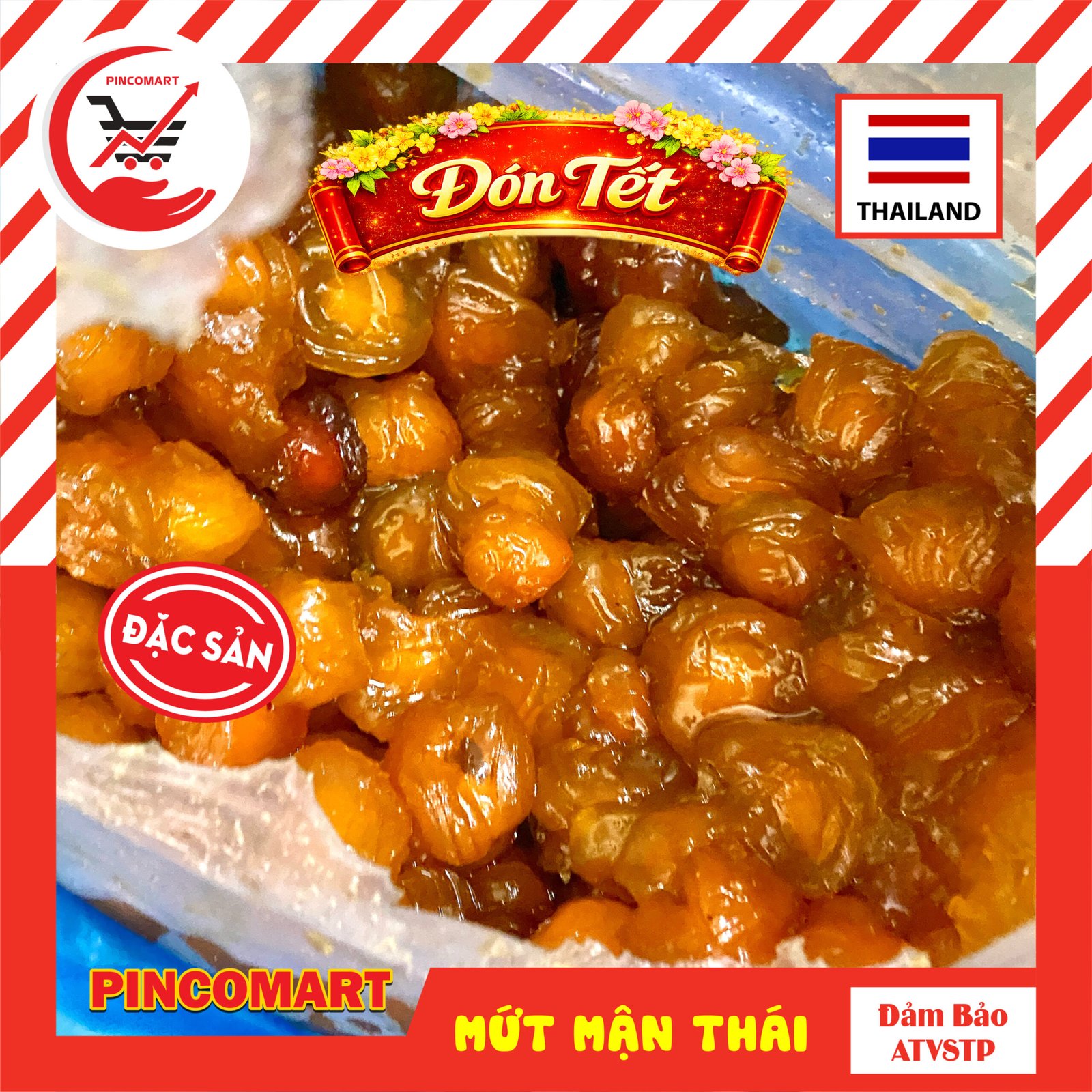 (Túi 500g) Mứt Mận Thái Lan dẻo ngọt, ăn vặt hàng ngày, đóng túi tiện lợi, phong cách Thái | HH125 - Image 2