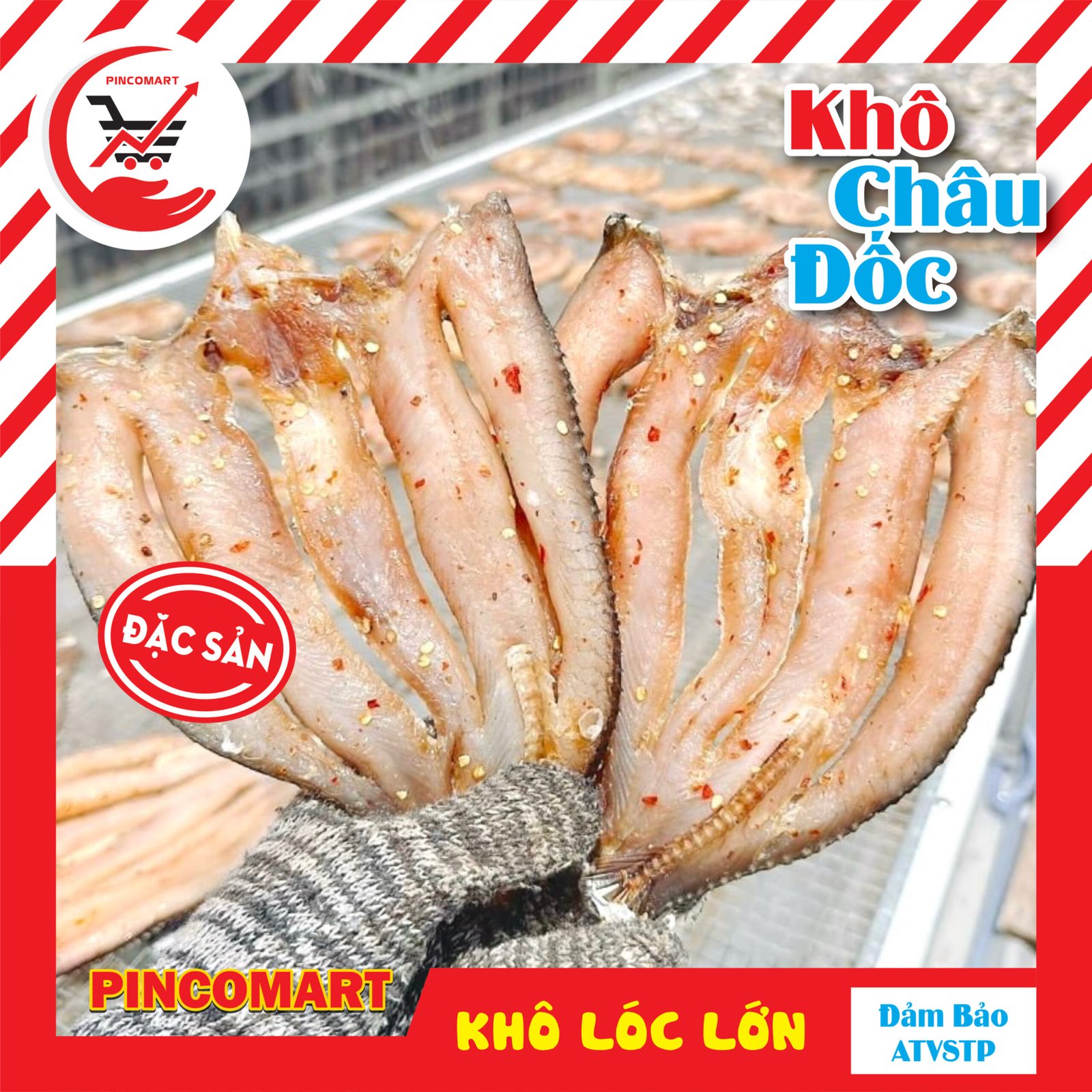 Khô Cá Lóc 2 nắng thơm ngon vị vừa ăn đặc sản Châu Đốc, đóng gói túi hút chân không - Khô chuẩn vị miền Tây - Image 4