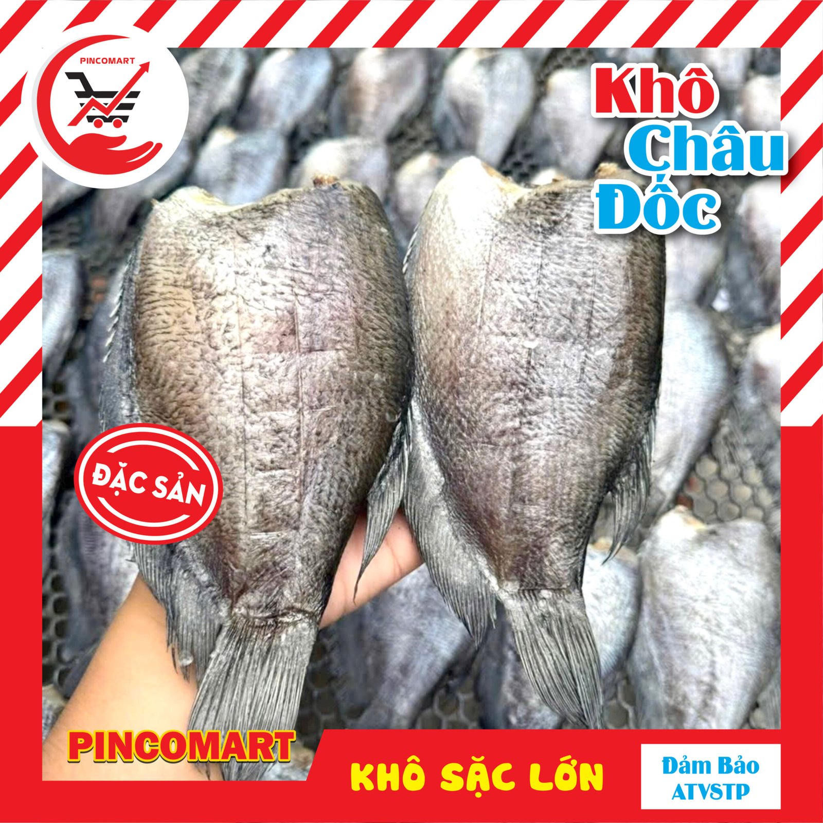 Khô Cá Sặc Bổi 2 nắng thơm ngon vị vừa ăn đặc sản Châu Đốc, đóng gói túi hút chân không - Khô chuẩn vị miền Tây - Image 2