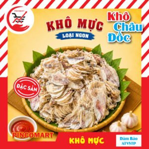 Khô Mực Đồng Tiền loại 1 thịt dày thơm ngon ngọt tự nhiên, đóng gói túi hút chân không - Đặc sản miền biển