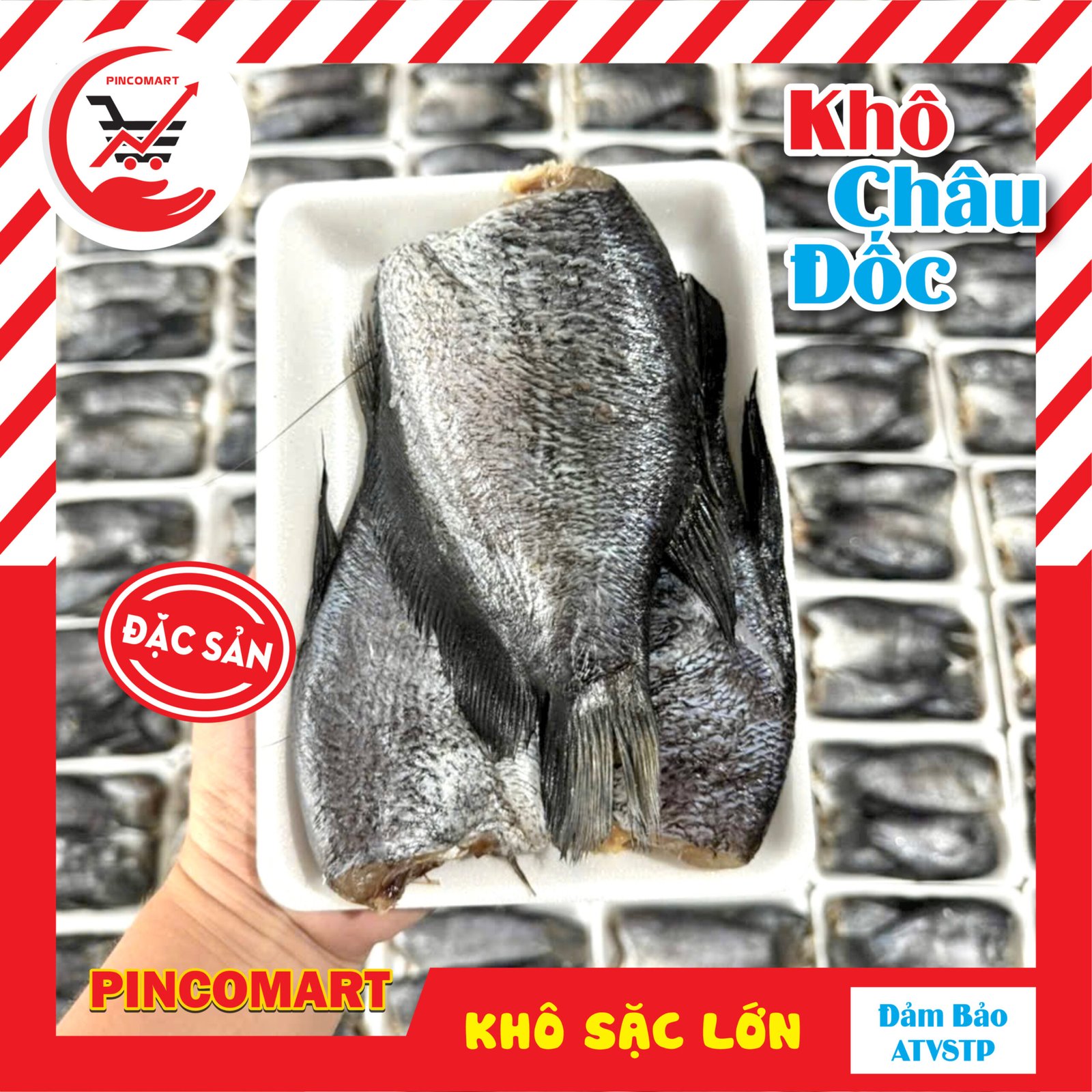 Khô Cá Sặc Bổi 2 nắng thơm ngon vị vừa ăn đặc sản Châu Đốc, đóng gói túi hút chân không - Khô chuẩn vị miền Tây - Image 4