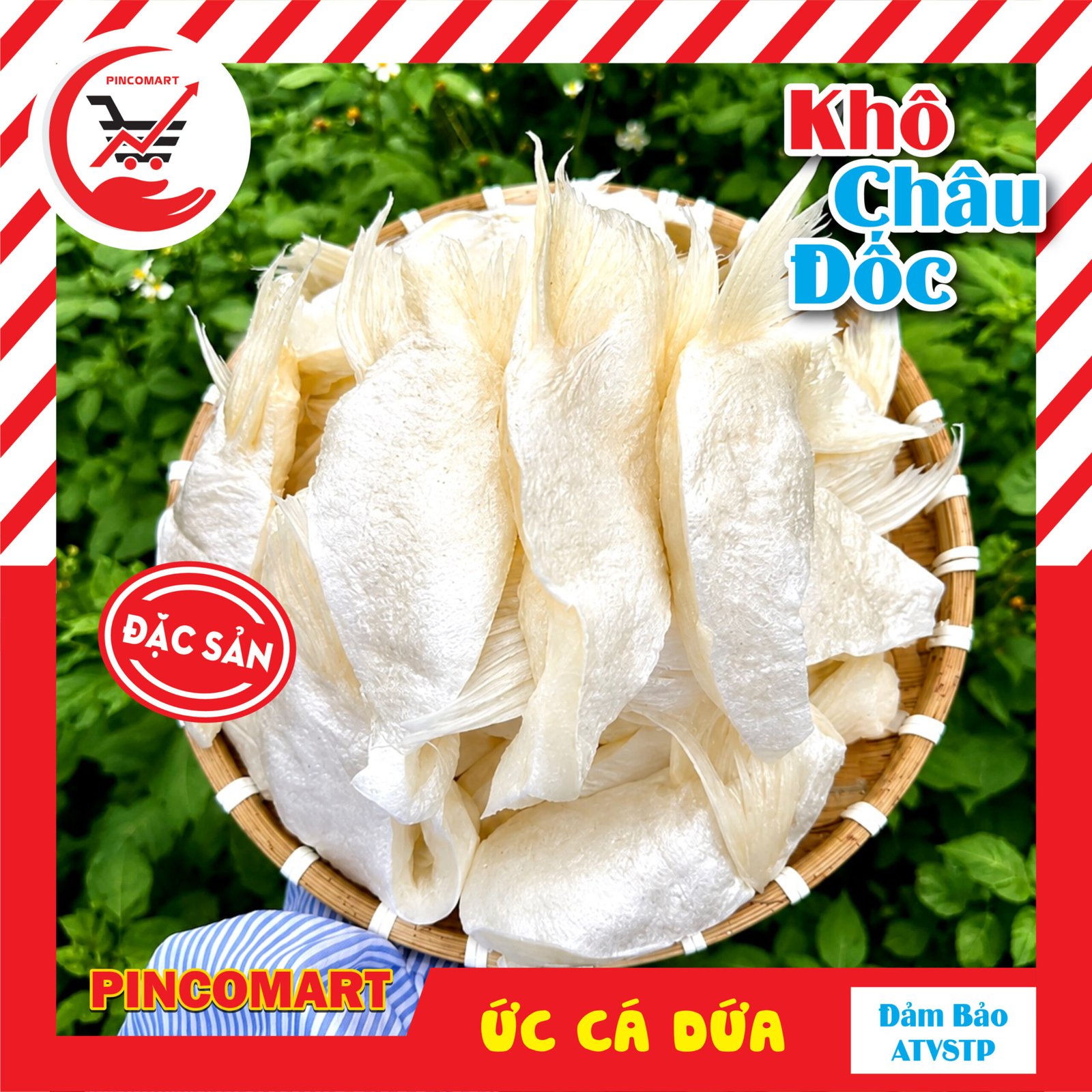 Khô Ức Cá Dứa chiên giòn thơm ngon đặc sản Châu Đốc, đóng gói túi hút chân không - Khô chuẩn vị miền Tây | HH71 - Image 3