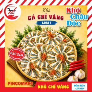 Khô Cá Chỉ Vàng loại 1 thơm ngon, đóng gói túi hút chân không 1kg – Đặc sản miền biển | HH75
