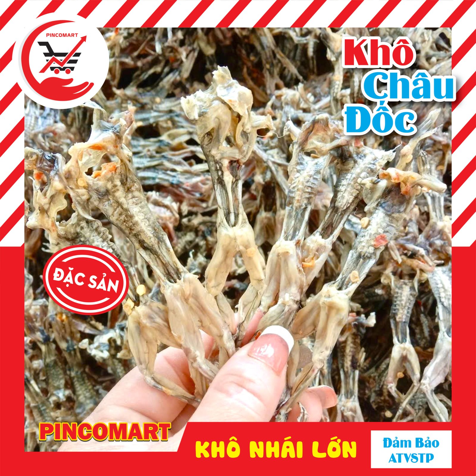 Khô Nhái Đồng, Vũ Nữ Chân Dài loại 1 ướp vị vừa ăn đặc sản Châu Đốc, đóng gói túi hút chân không - Khô chuẩn vị miền Tây - Image 2