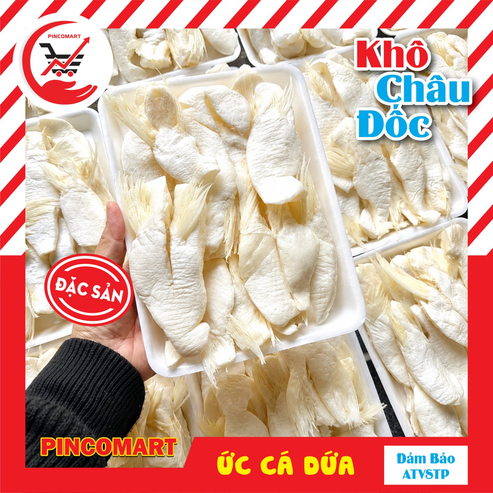 Khô Ức Cá Dứa chiên giòn thơm ngon đặc sản Châu Đốc, đóng gói túi hút chân không - Khô chuẩn vị miền Tây | HH71 - Image 7