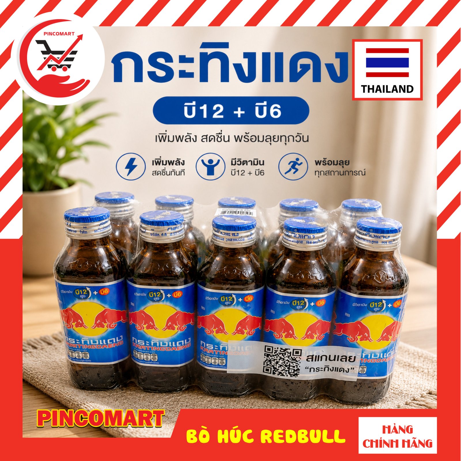 Bò Húc Thái Lan hiệu RedBull chai thuỷ tinh 150ml - Hàng nhập khẩu Thái - Image 2