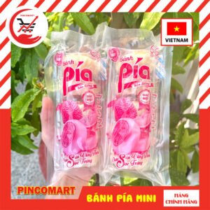Bánh Pía Sầu Riêng Mini Đất Phương Nam gói 5 bánh nhỏ, ăn vặt tiện lợi - Đặc sản Vũng Thơm Sóc Trăng
