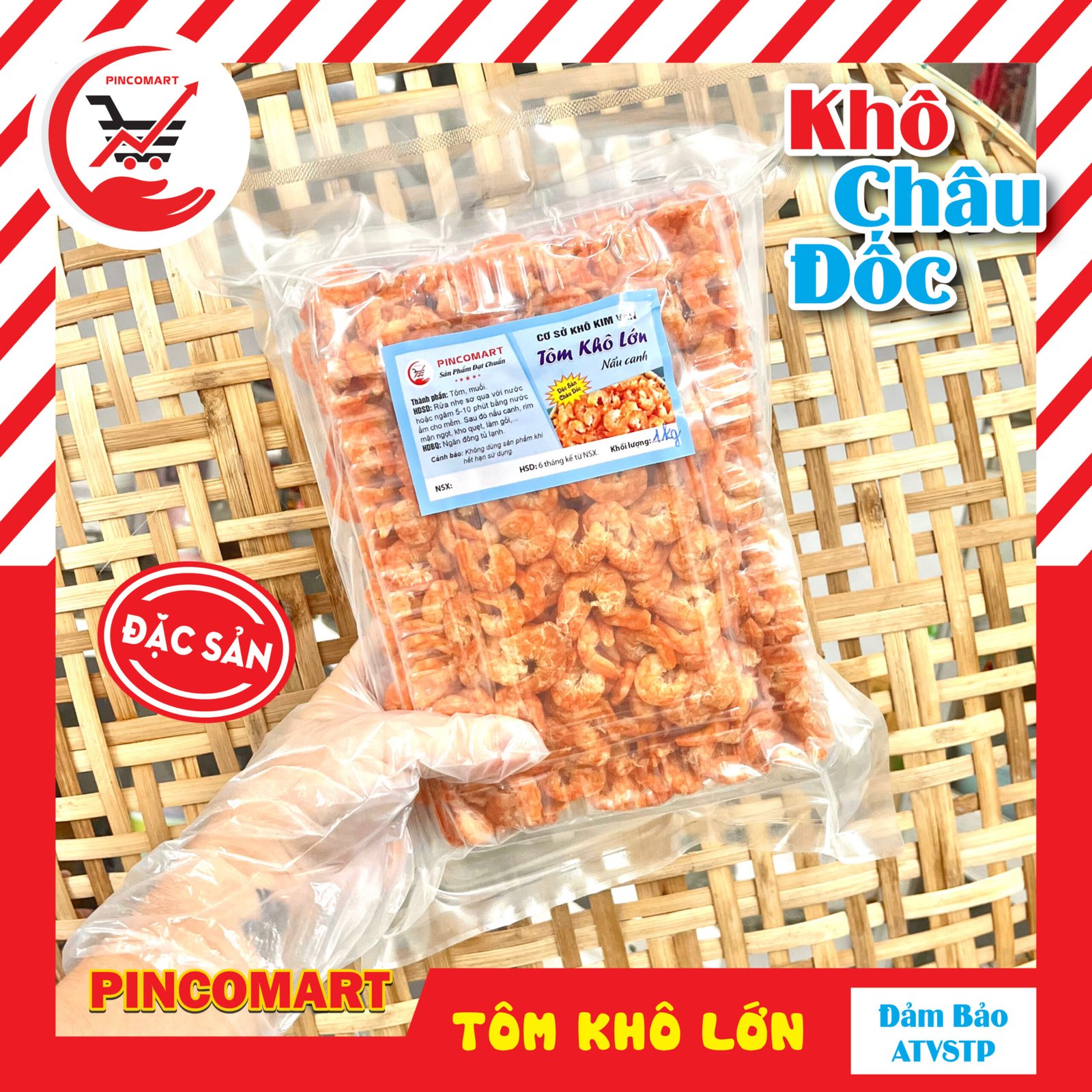 Tôm Khô loại 1 ngon sạch từ thiên nhiên, đóng gói túi hút chân không - Tôm đất miền sông nước Cửu Long - Image 9