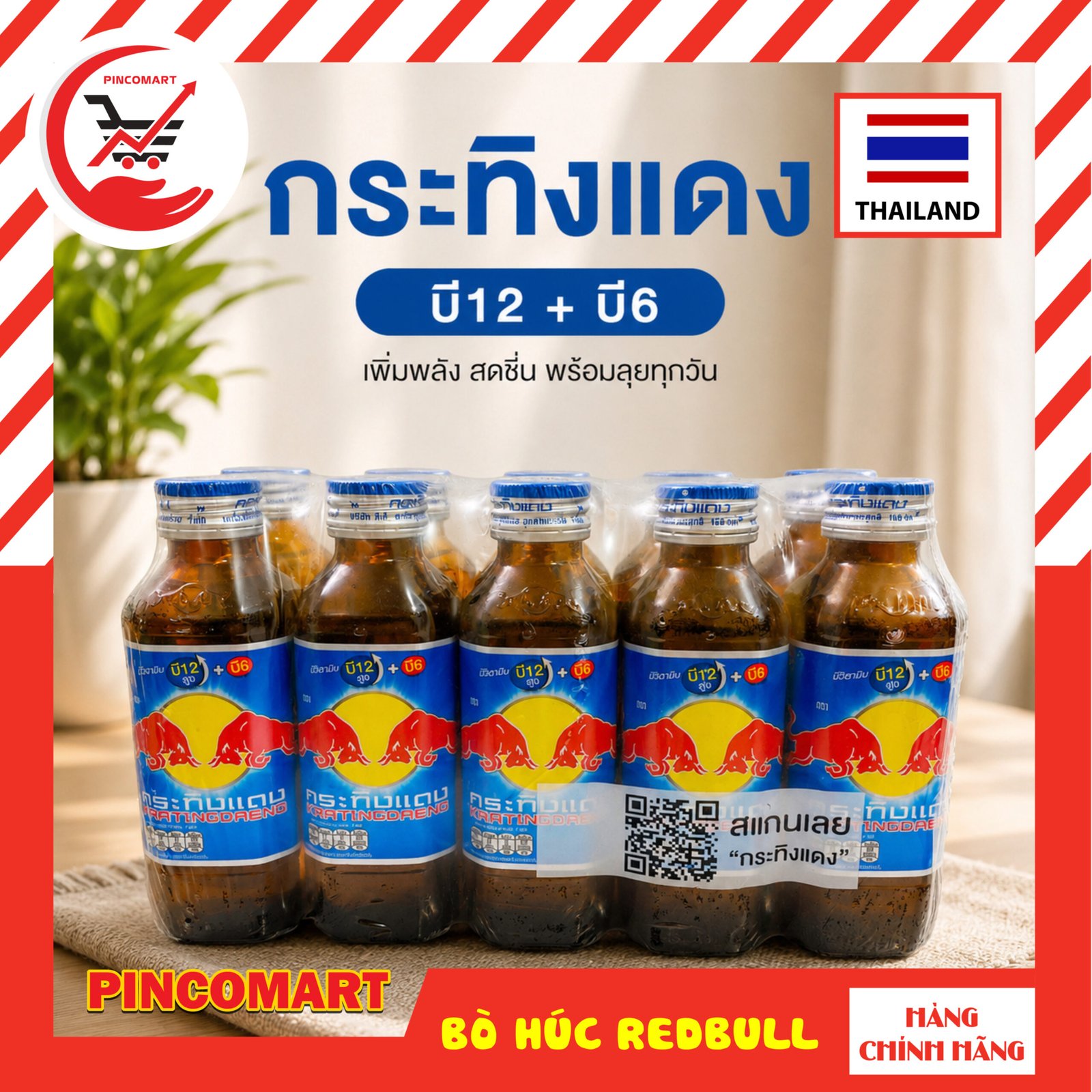 Bò Húc Thái Lan hiệu RedBull chai thuỷ tinh 150ml - Hàng nhập khẩu Thái - Image 3