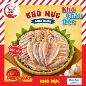 Khô Mực loại 1 nhiều size thịt dày thơm ngon ngọt tự nhiên, đóng gói túi hút chân không - Đặc sản miền biển