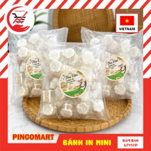 Alternative view of Bánh In Mini Nhân Dừa Non bịch 500g thơm béo tự nhiên, mềm dẻo, hương vị truyền thống, đồ ăn vặt ngon